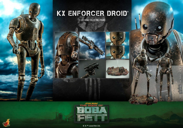 KX Enforcer Droid Actionfigur 1:6 Television Masterpiece Series, Star Wars: The Book of Boba Fett, 36 cm