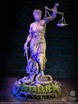 Lady Justice Statue Rock Iconz On Tour, Metallica, 30 cm