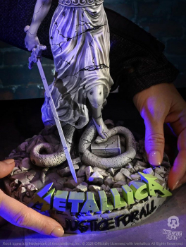 Lady Justice Statue Rock Iconz On Tour, Metallica, 30 cm