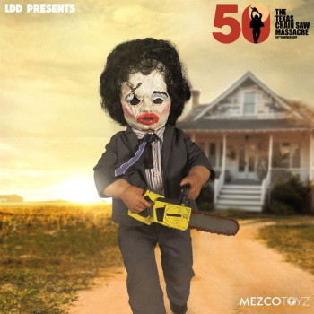 Leatherface Puppe Living Dead Dolls Deluxe Edition, The Texas Chainsaw Massacre (1974), 27 cm