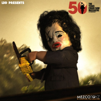 Leatherface Puppe Living Dead Dolls Deluxe Edition, The Texas Chainsaw Massacre (1974), 27 cm