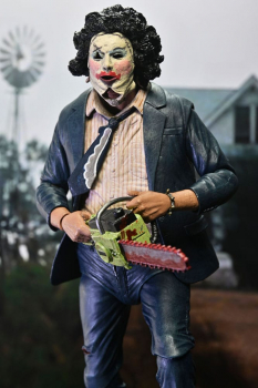 Ultimate Leatherface (Pretty Woman Mask) Action Figure 50th Anniversary, The Texas Chain Saw Massacre, 18 cm