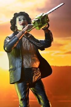 Ultimate Leatherface (Pretty Woman Mask) Action Figure 50th Anniversary, The Texas Chain Saw Massacre, 18 cm