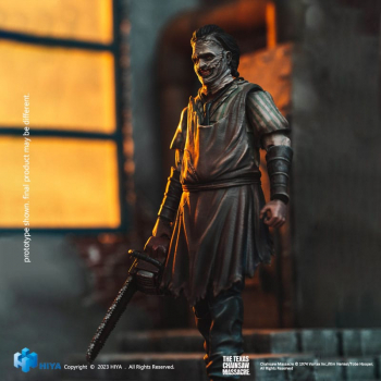 Leatherface (Killing Mask) Actionfigur 1:18 Exquisite Mini, Michael Bay's Texas Chainsaw Massacre (2003), 11 cm