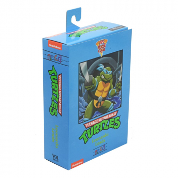 Ultimate Leonardo (Cartoon) Actionfigur VHS Style, Teenage Mutant Ninja Turtles, 18 cm