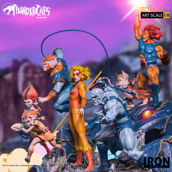 Lion-O & Snarf Art Scale