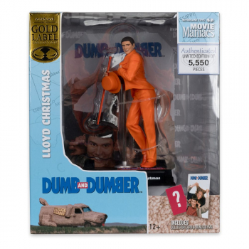 Lloyd Christmas Vinyl-Figur Movie Maniacs Gold Label, Dumm und Dümmer, 15 cm