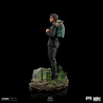 Luke Skywalker & Grogu (Training Ver.) Statue 1:10 Art Scale, Star Wars: The Book of Boba Fett, 20 cm