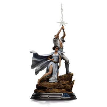 Luke and Leia (Movie Poster) Statue 1:10 Art Scale Deluxe, Star Wars: Episode IV, 41 cm