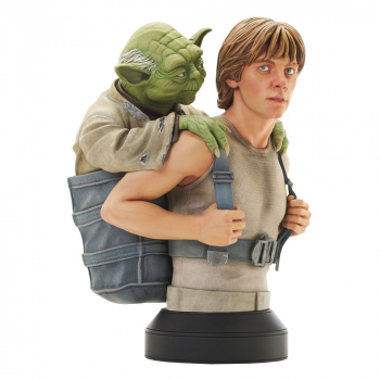 Luke Skywalker with Yoda Büste 1:6, Star Wars: Episode V, 15 cm