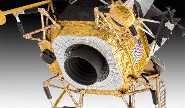 Apollo 11 Lunar Module Eagle Model Kit 1/48, NASA, 14 cm