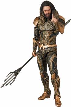 Aquaman Action Figure MAFEX, Zack Snyder's Justice League, 16 cm