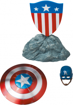 Captain America (Classic Suit) Action Figure MAFEX, Captain America: The Winter Soldier, 16 cm