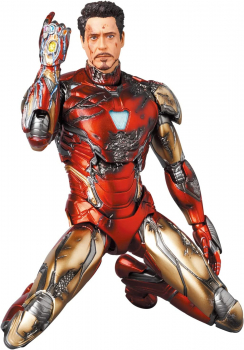 Iron Man Mark 85 (Battle Damage) Actionfigur MAFEX, Avengers: Endgame, 16 cm