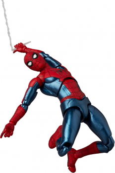 Spider-Man (New Red & Blue Suit) Action Figure MAFEX, Spider-Man: No Way Home, 15 cm