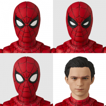 Spider-Man (New Red & Blue Suit) Actionfigur MAFEX, Spider-Man: No Way Home, 15 cm