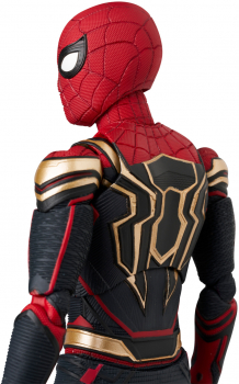 Spider-Man (Integrated Suit) Action Figure MAFEX, Spider-Man: No Way Home, 15 cm