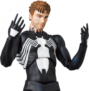 Black Costume Spider-Man (Comic Ver.) Actionfigur MAFEX, 16 cm