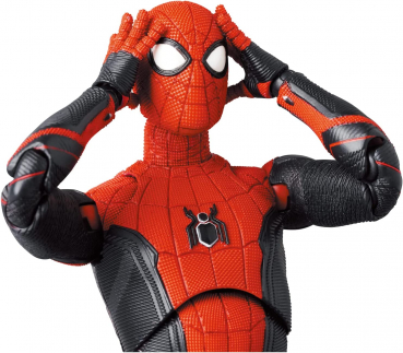 Spider-Man (Upgraded Suit) Actionfigur MAFEX, Spider-Man: No Way Home, 15 cm