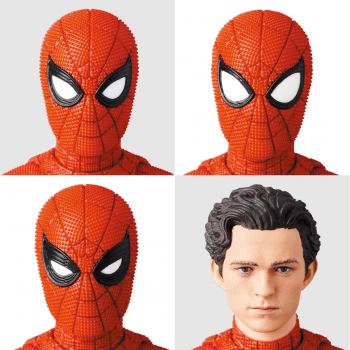 Spider-Man (Upgraded Suit) Actionfigur MAFEX, Spider-Man: No Way Home, 15 cm