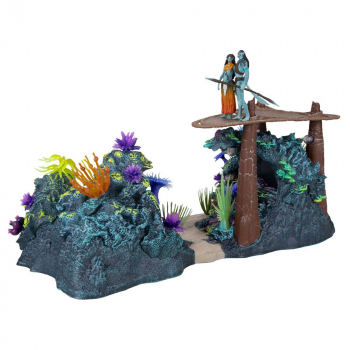 Metkayina Reef with Tonowari and Ronal Playset World of Pandora, Avatar: The Way of Water