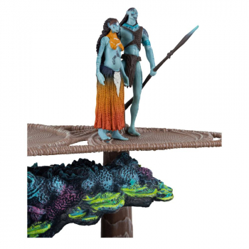 Metkayina Reef with Tonowari and Ronal Playset World of Pandora, Avatar: The Way of Water