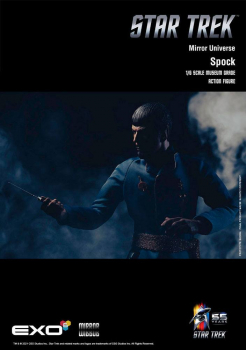 Mirror Universe Spock Actionfigur 1:6, Star Trek TOS, 30 cm