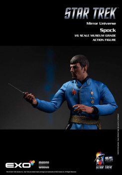 Mirror Universe Spock Action Figure 1/6, Star Trek TOS, 30 cm