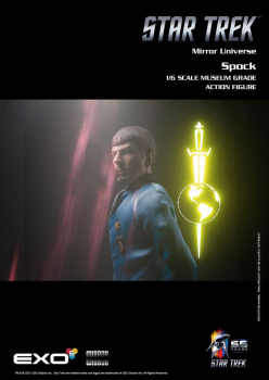 Mirror Universe Spock Action Figure 1/6, Star Trek TOS, 30 cm