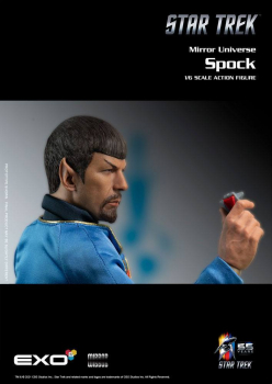 Mirror Universe Spock Actionfigur 1:6, Star Trek TOS, 30 cm