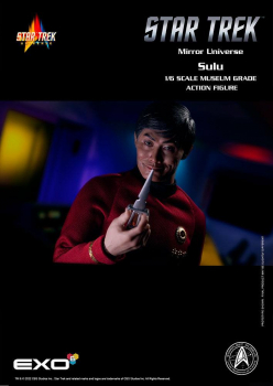 Mirror Universe Sulu Actionfigur 1:6, Star Trek TOS, 28 cm