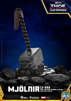 Mjolnir Statue Life-Size, Thor: Love and Thunder, 53 cm