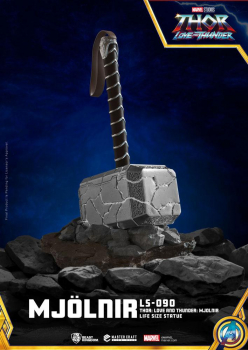 Mjolnir Statue Life-Size, Thor: Love and Thunder, 53 cm