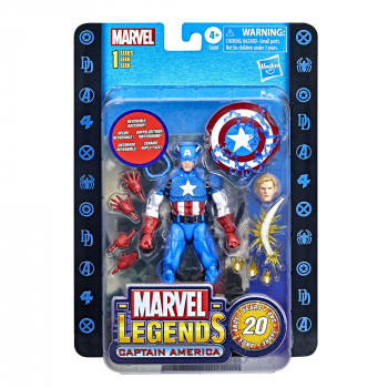 Captain America Actionfigur Marvel Legends 20th Anniversary, 15 cm