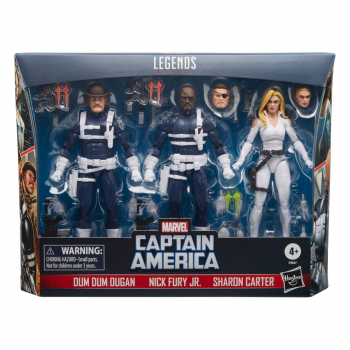 S.H.I.E.L.D. Action Figure 3-Pack Marvel Legends, Captain America, 15 cm