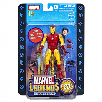 Iron Man Actionfigur Marvel Legends 20th Anniversary, 15 cm