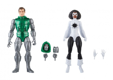 Captain Marvel vs. Doctor Doom Actionfiguren-Doppelpack Marvel Legends, Avengers 60th Anniversary, 15 cm