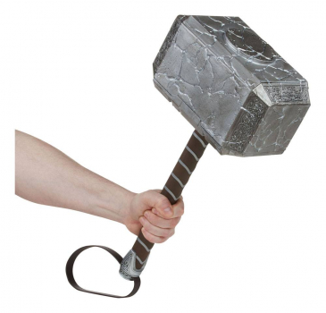 Mjolnir Elektronischer Hammer 1:1 Replik Marvel Legends, Thor: Love and Thunder, 49 cm