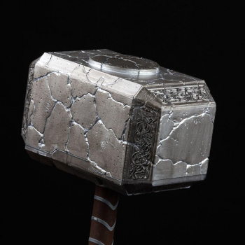 Mjolnir Elektronischer Hammer 1:1 Replik Marvel Legends, Thor: Love and Thunder, 49 cm