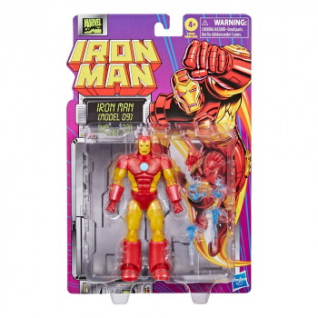 Iron Man (Model 09) Actionfigur Marvel Legends Retro Collection, 15 cm