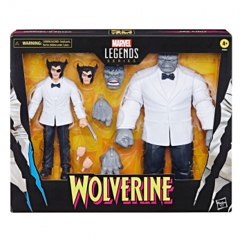 Patch & Joe Fixit Action Figures Marvel Legends, Wolverine 50th Anniversary, 15 cm