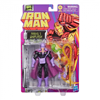 Whiplash Action Figure Marvel Legends Retro Collection, Iron Man, 15 cm