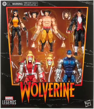 Wolverine Actionfiguren 5er-Pack Marvel Legends Exclusive, 15 cm