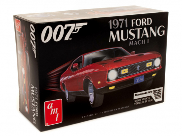 1971 Ford Mustang Mach I Modellbausatz 1:25, James Bond 007 - Diamantenfieber, 19 cm