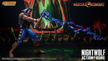 Nightwolf Action Figure 1/12, Mortal Kombat, 18 cm