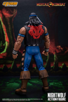 Nightwolf Action Figure 1/12, Mortal Kombat, 18 cm