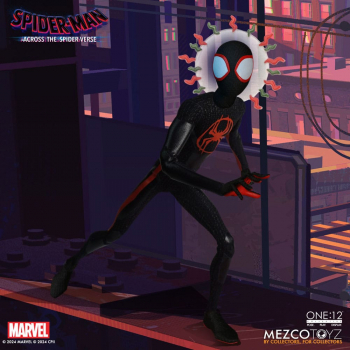 Miles Morales Actionfigur 1:12 Mezco, Spider-Man: Across the Spider-Verse, 17 cm