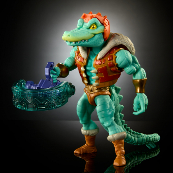 Leatherhead Action Figure MOTU Origins Deluxe, Turtles of Grayskull, 14 cm