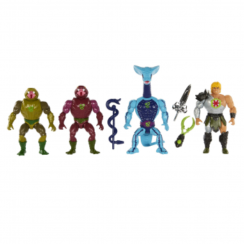 Diabolical Snake Invasion Actionfiguren 4er-Pack MOTU Origins Exclusive, Masters of the Universe, 14 cm