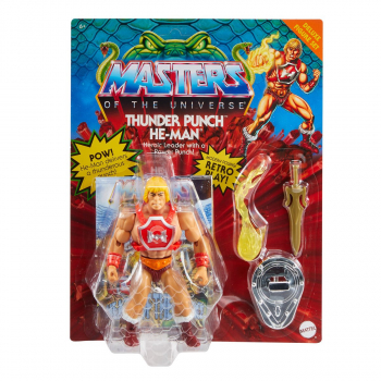 Thunder Punch He-Man Action Figure MOTU Origins Deluxe, Masters of the Universe, 14 cm